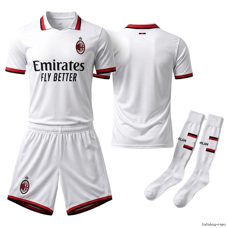 AC Milan minimalist white jersey