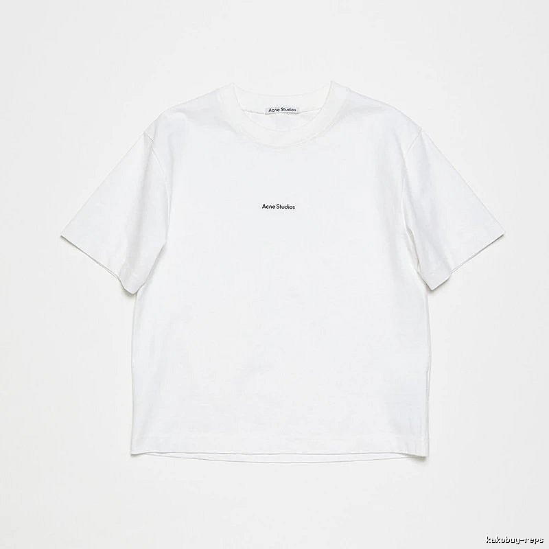 Acne Studios 2090-80 White Style Ac908042 Stockholm Logo T-Shirt Statement Graphic