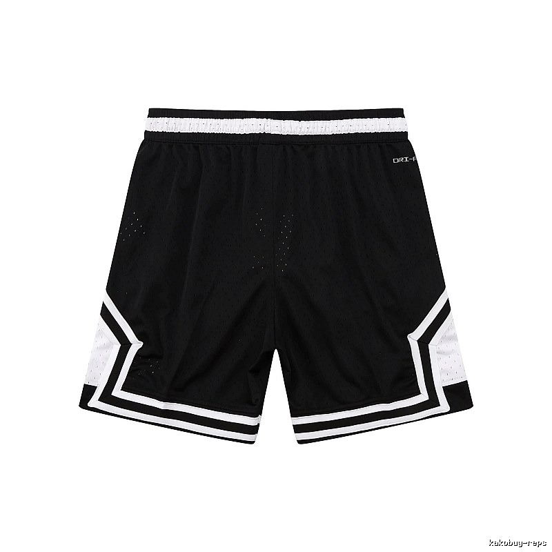 AJ Sporty Black and White Shorts