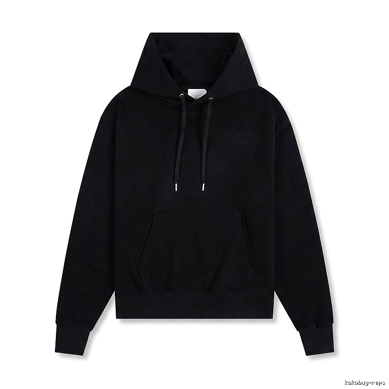AMI Basic Style Simple Black Hoodie