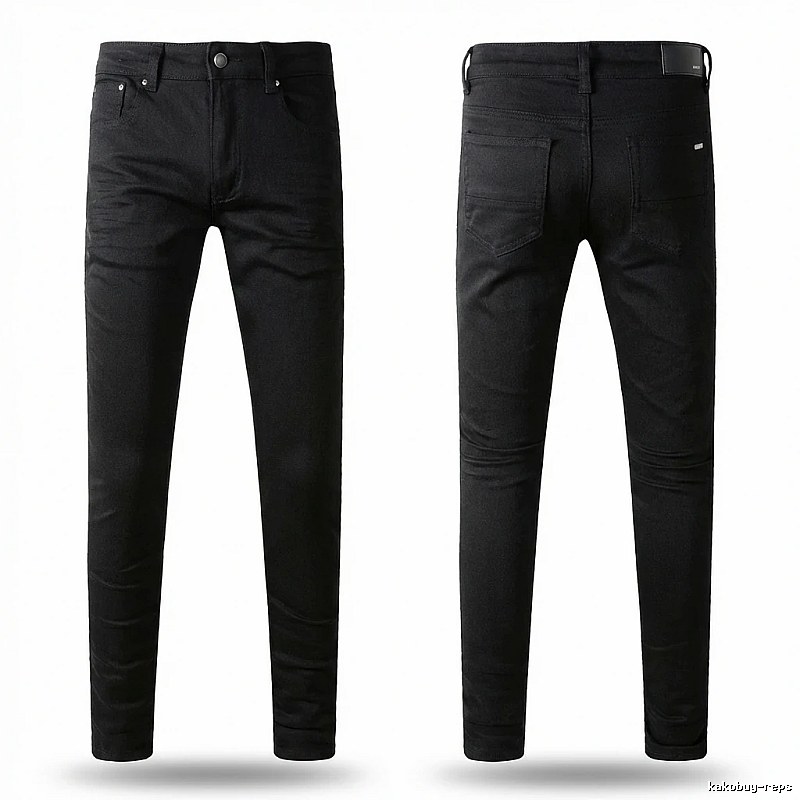 AMI Love Series Trendy and Cool Style Black Jeans