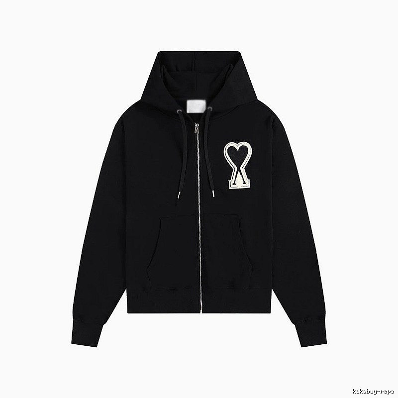 AMI Love Trendy and Cool Black Sweatshirt