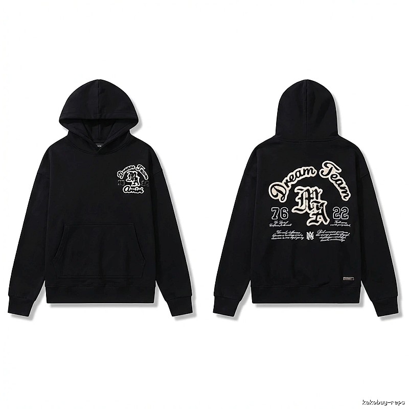 AMIRI Black Retro Hoodie