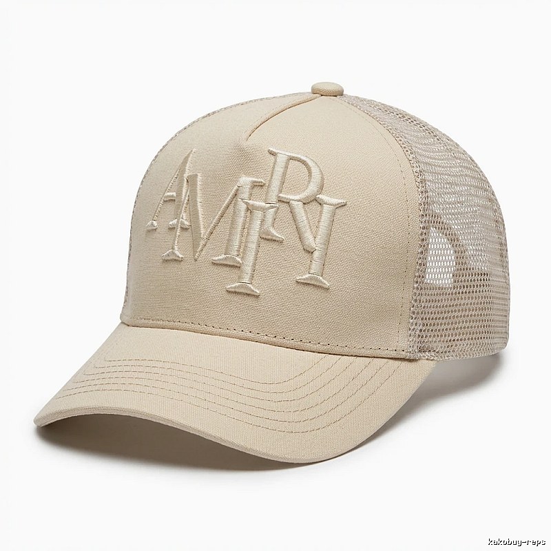 AMIRI Classic Retro Style Beige Hat