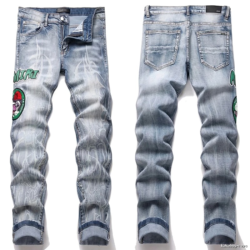 AMIRI Graffiti Trendy Cool Style Jeans