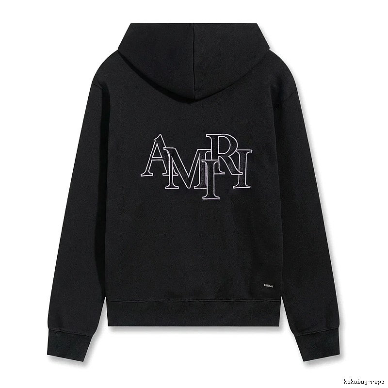 AMIRI letter-style black sweatshirt