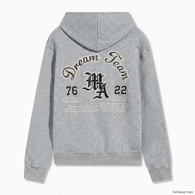 AMIRI Retro Style Grey Hoodie