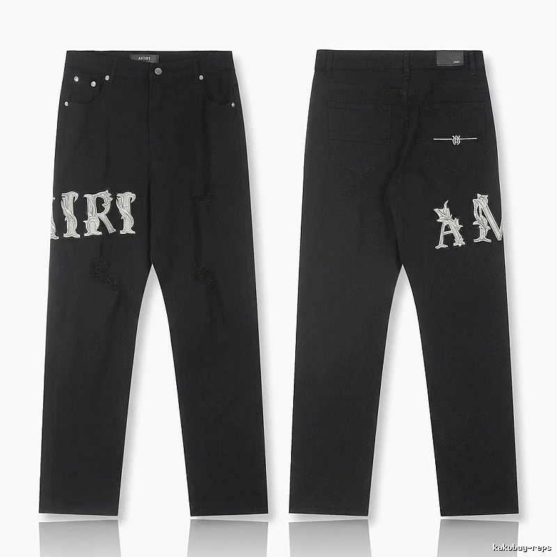 AMIRI vintage-style black jeans