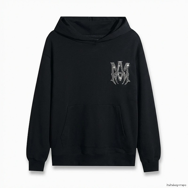 AMIRI's trendy and cool black hoodie