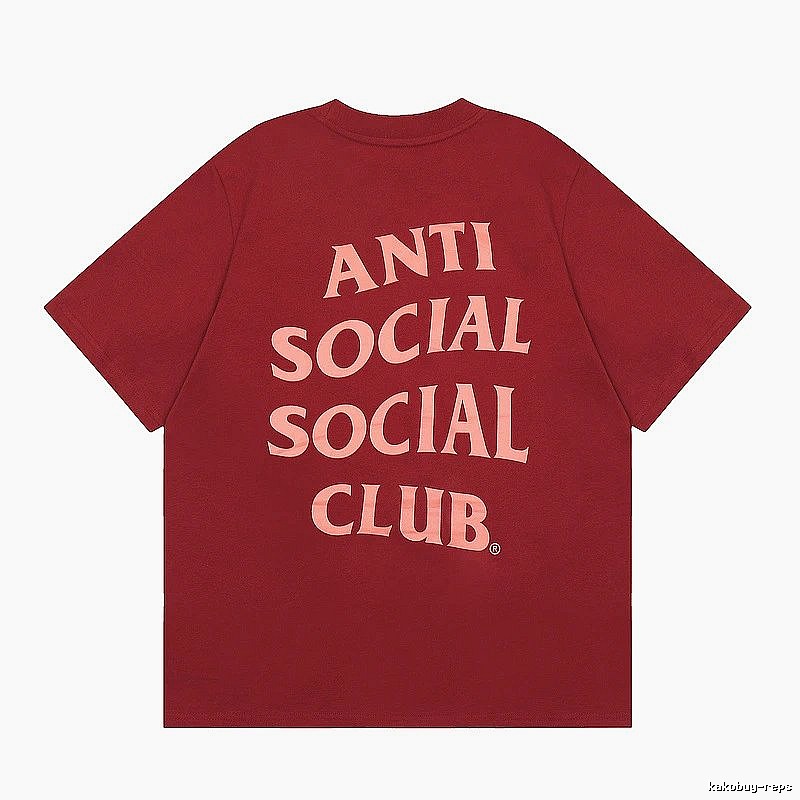 Anti Social Social Club Travel Logo T-shirt Black Orange Anti with Modern Look