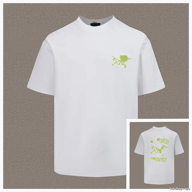 Arc'teryx Bone Logo Outdoor Streetwear Style White Short-sleeve T-shirt