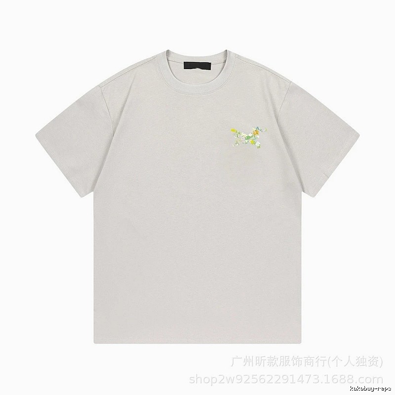 Arc'teryx Casual Light Grey Floral Short-sleeve T-shirt