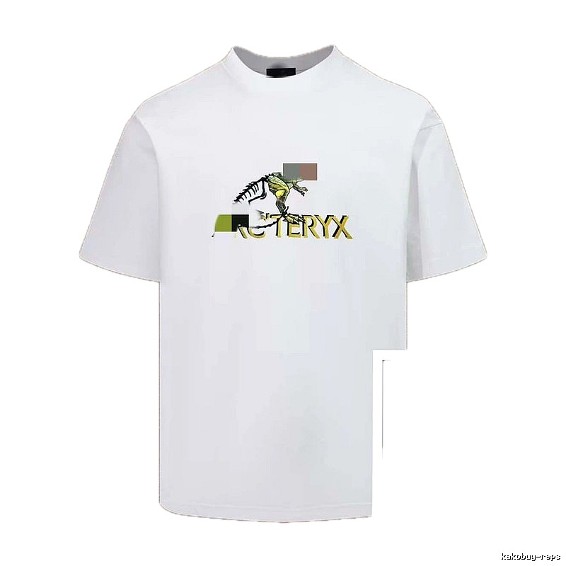Arc'teryx Dinosaur Print Casual Style White T-Shirt