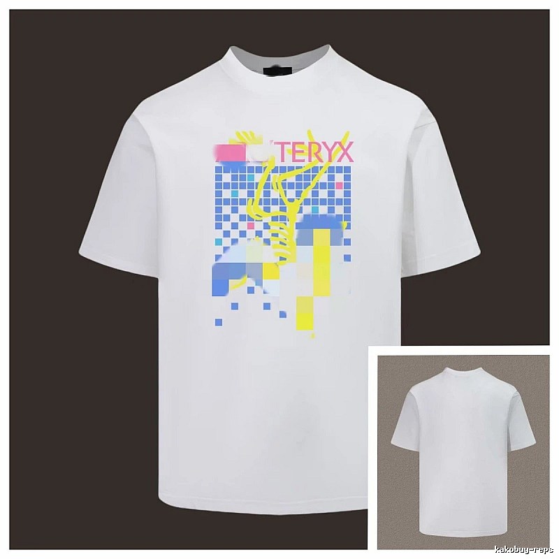 Arc'teryx Pixel Print Trendy Cool Style White T-Shirt
