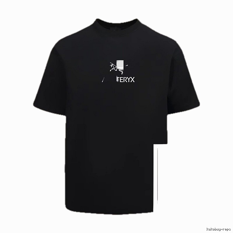 Arc'teryx Printed Street Style Black Short-sleeve T-shirt