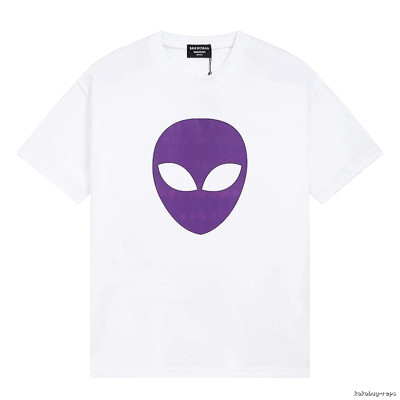 Balenciaga Alien Print White T-shirt