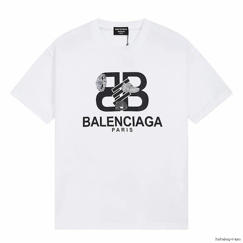 Balenciaga BB Series Simple White T-shirt