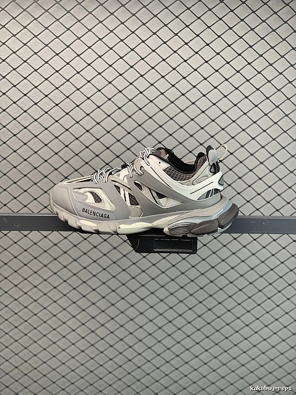 Balenciaga Beige and Black Chunky Runners Featuring Athletic Paneling