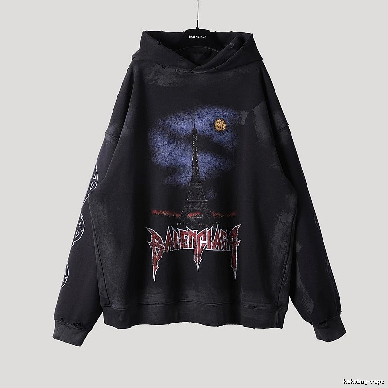 Balenciaga dark style sweatshirt