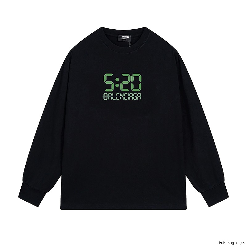 Balenciaga digital style black sweatshirt