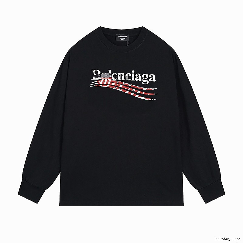 Balenciaga graffiti-style black T-shirt