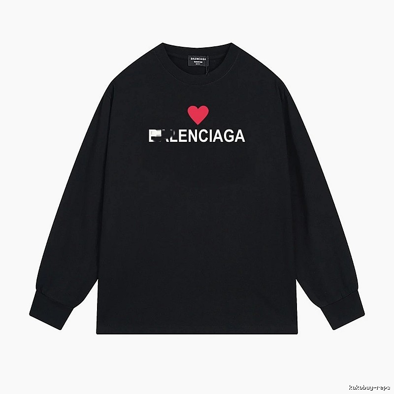 Balenciaga Love Simple Black T-shirt