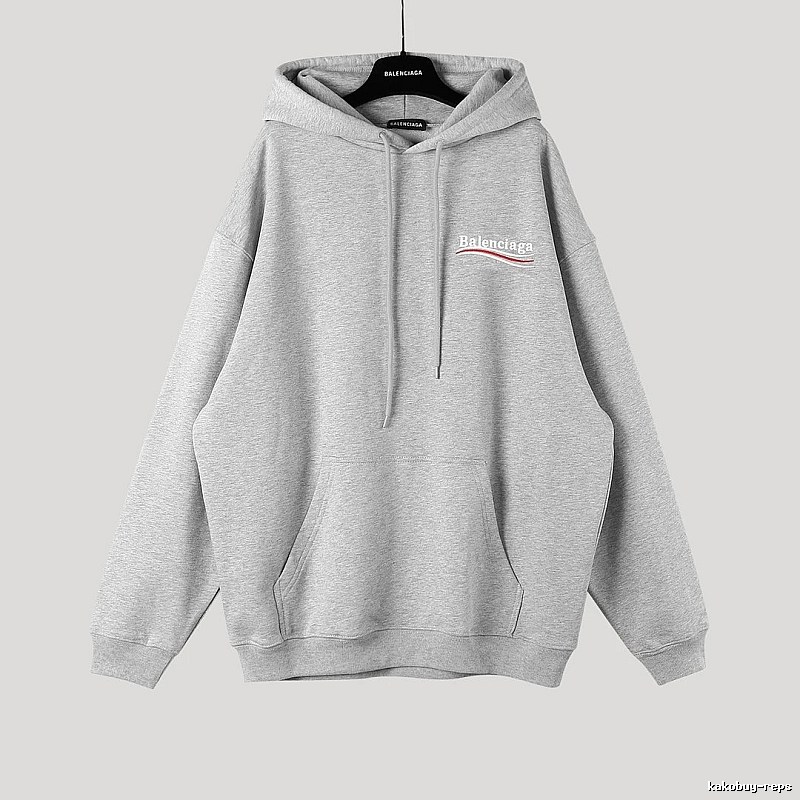 Balenciaga minimalist style grey hoodie