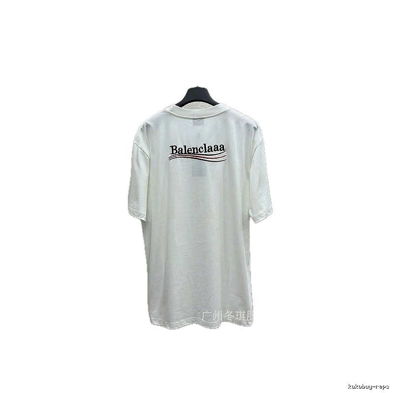 Balenciaga minimalist style white T-shirt