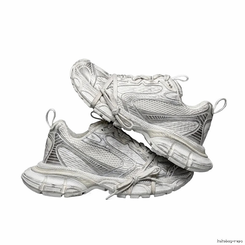 Balenciaga retro silver-gray sneakers