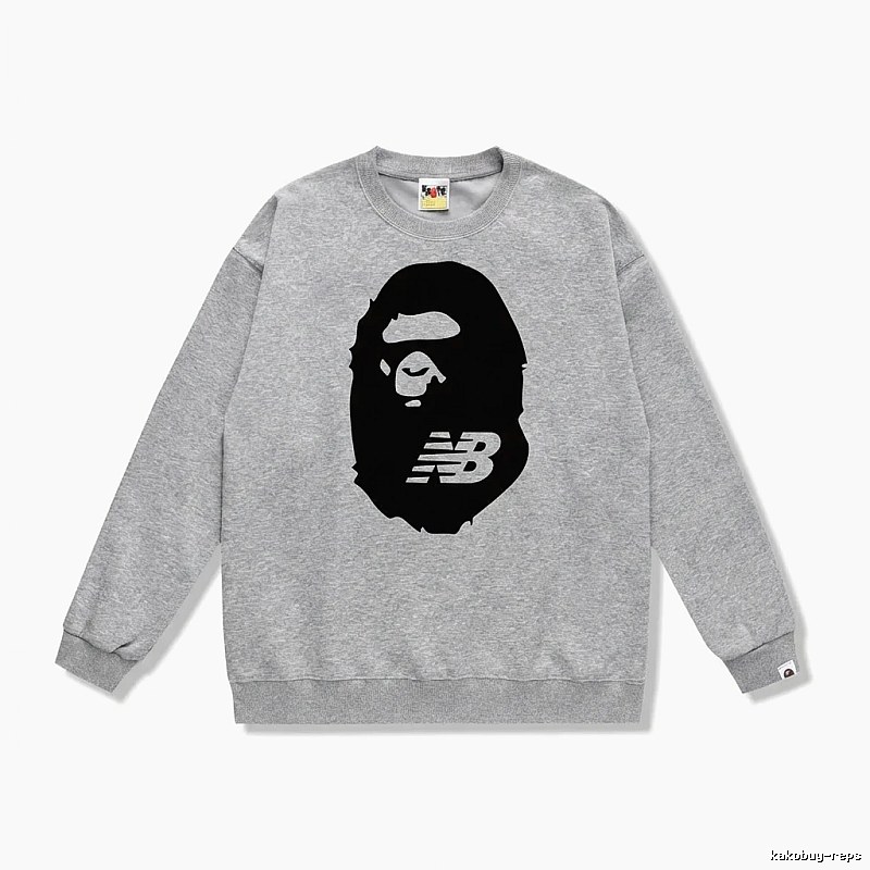 Bape Ape Head Grey Sweatshirt