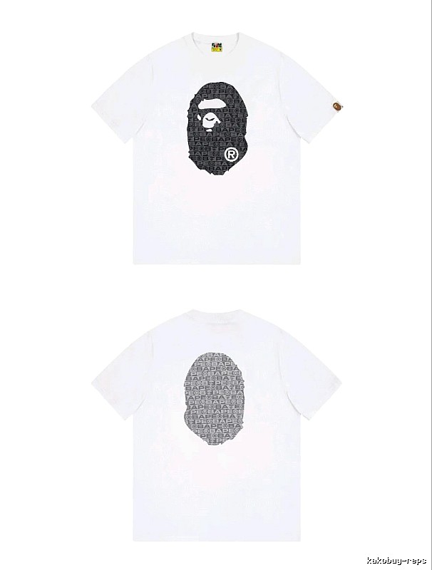 Bape Ape Head Simple White T-shirt
