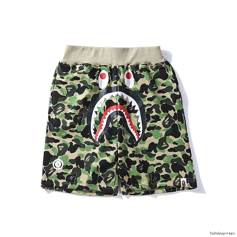 Bape camouflage shark-style shorts