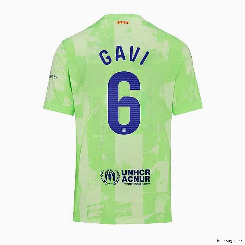 Barcelona Statement Gavi #6 soccer jersey Blue Red Barcelona for Outdoor Plans