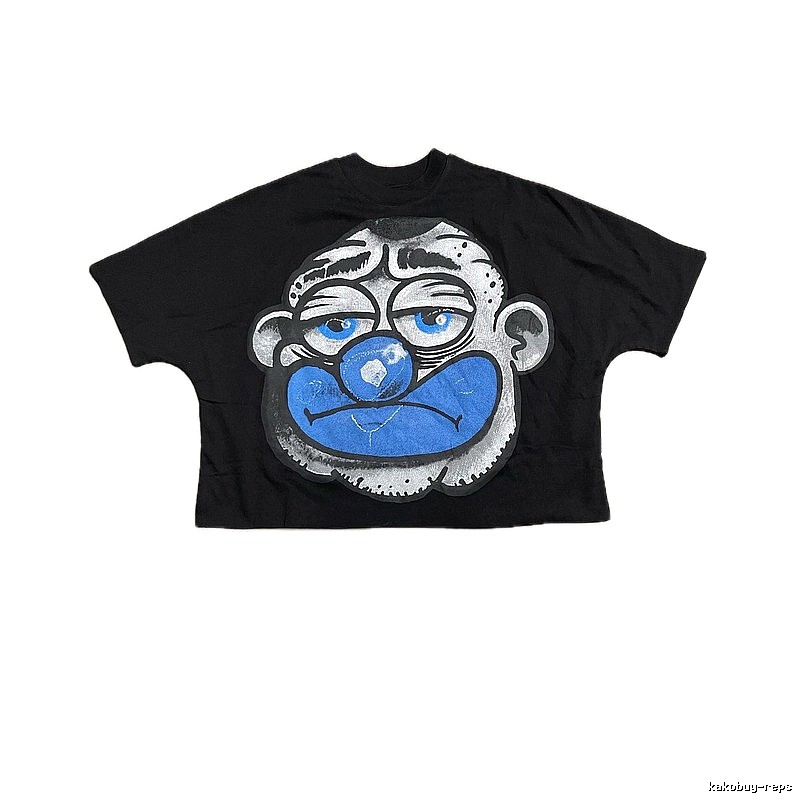 Billionaire Cartoon Trendy Brand Black T-shirt