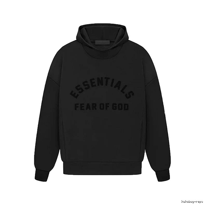 Black Winter Fleece Hoodie for Casual Layers