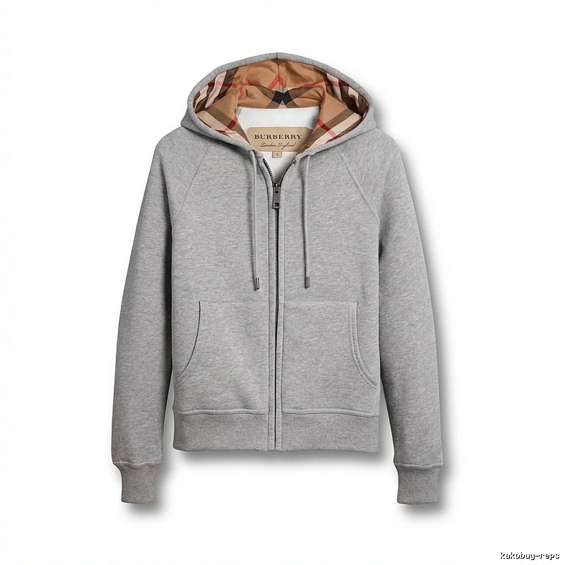 Burberry checkered retro grey sweatshirt