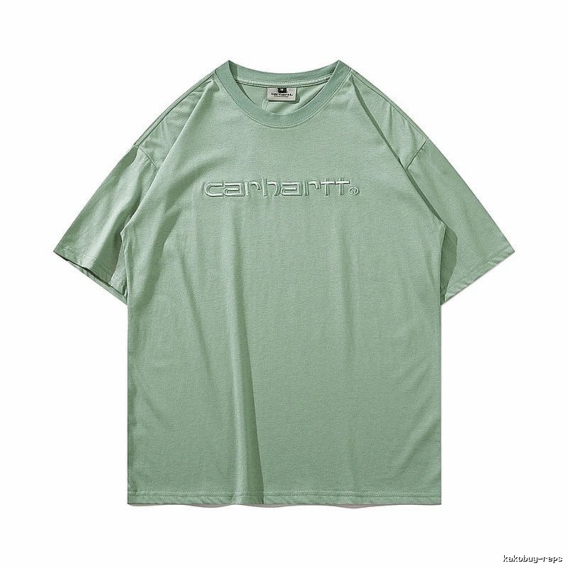 Carhartt Travel Logo T-shirt Light Blue Subtle with Modern Look