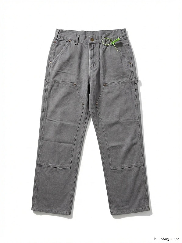 Carhartt workwear style cement gray long pants