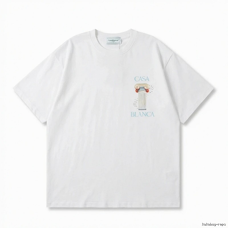 Casablanca Greek column style white T-shirt