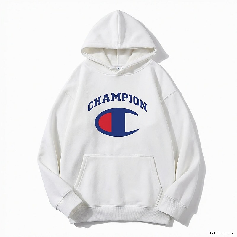 Champion classic white hoodie.