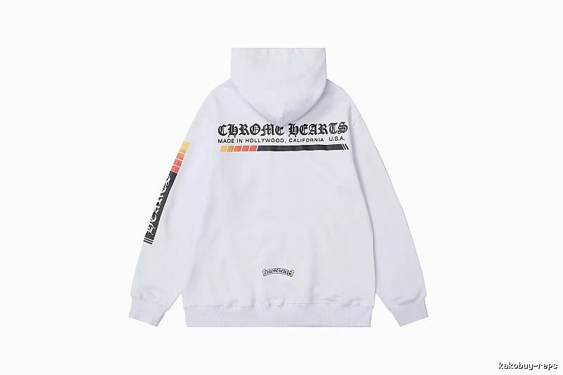 Chrome Hearts 2089-36 White Cross Graphic Hoodie Smart Casual