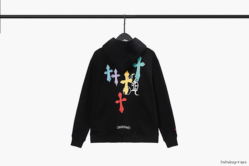 Chrome Hearts 2089-57 Black Cross Graphic Hoodie Bold Graphic