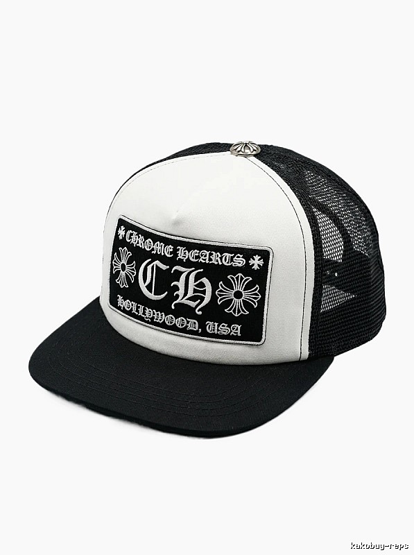 Chrome Hearts Black and White Trendy and Cool Hoodie