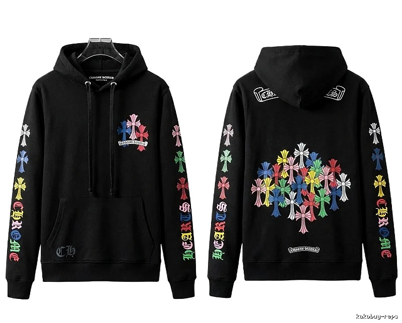 Chrome Hearts Colorful Cross Hoodie