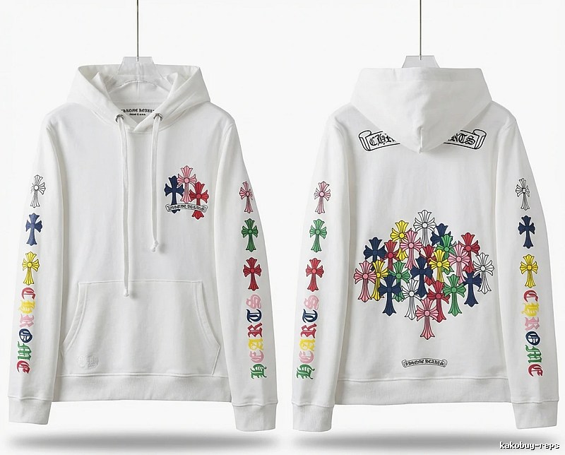 Chrome Hearts Colorful Cross Hoodie
