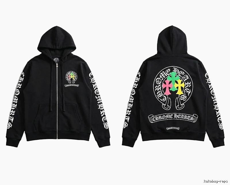 Chrome Hearts Colorful Retro Style Sweatshirt