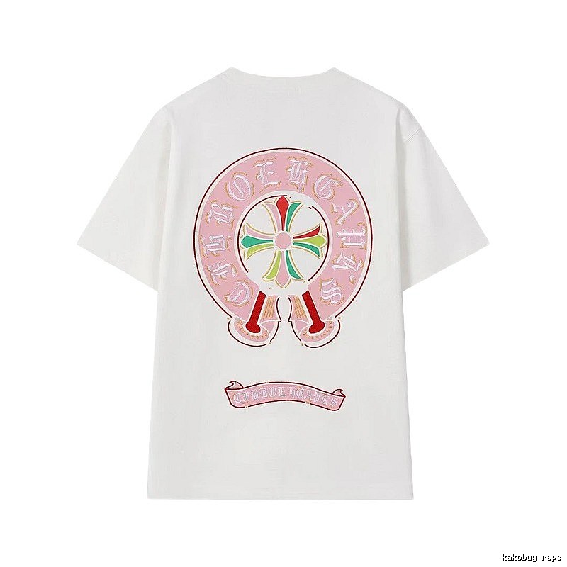 Chrome Hearts Cross Print Street Style Off-white T-Shirt