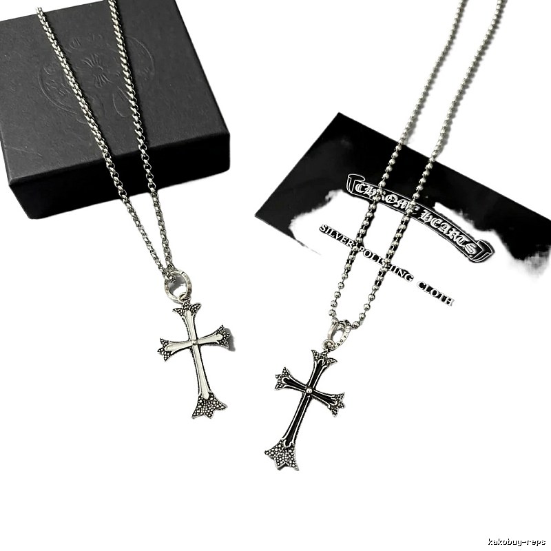 Chrome Hearts Cross Silver Necklace