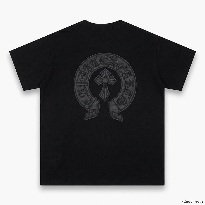 Chrome Hearts Cross Vintage Black Short-sleeve Shirt