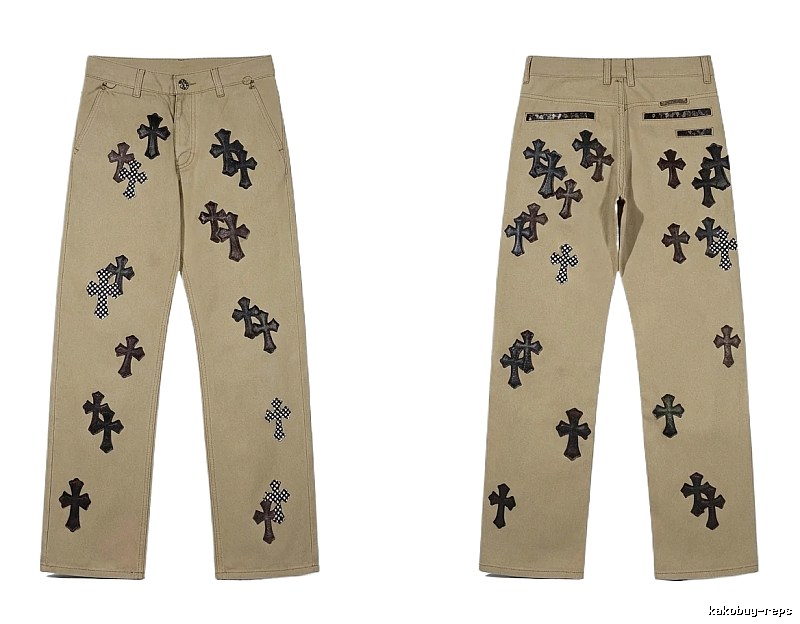Chrome Hearts Cross Vintage Khaki Pants